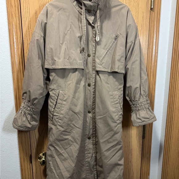 Women's Tan Trench Coat - Picture 2 of 12